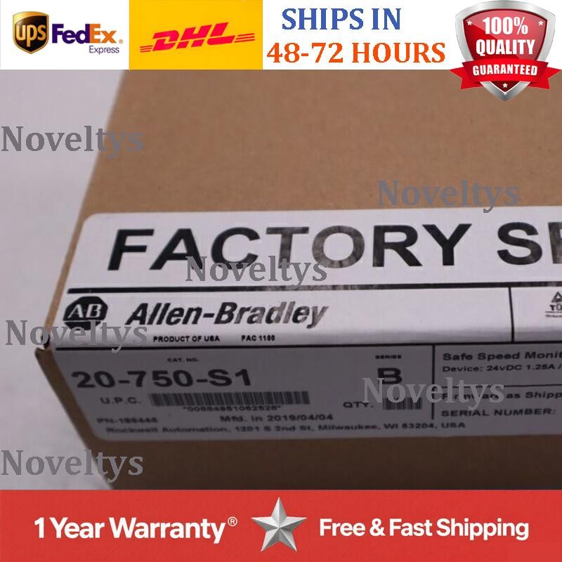 FACTORY SEALED Allen Bradley 20-750-S1 Safe Speed Monitor New US Free Tax
