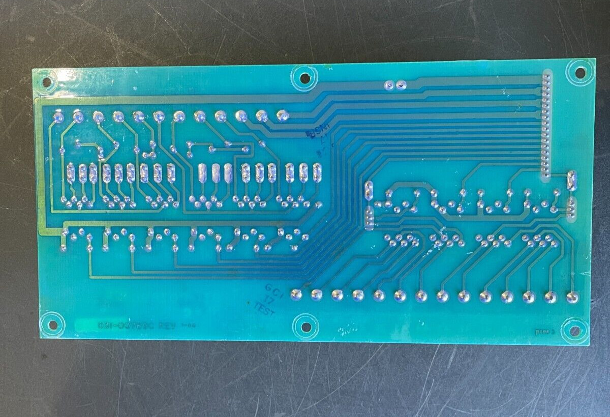 York Chiller Circuit Board, Model: 031-00769C 002 Rev E Relay Board