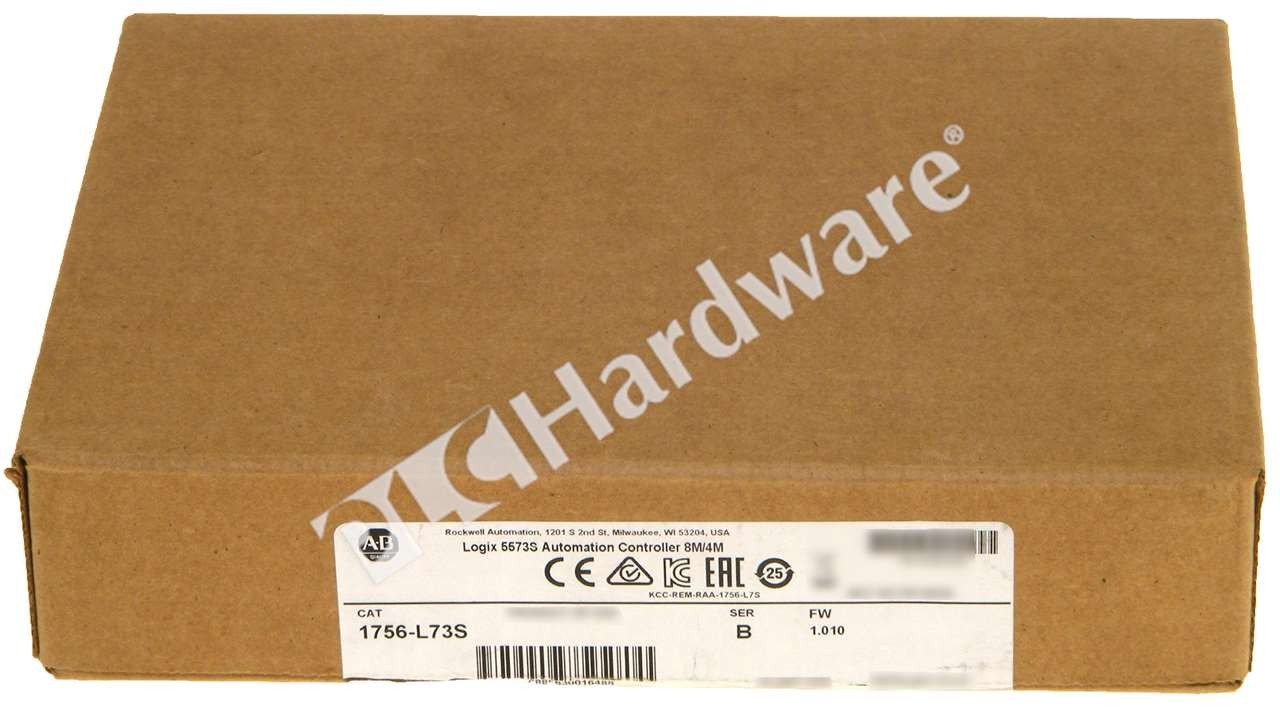 Open Pre-owned Allen Bradley 1756-L73S Ser B GuardLogix 5573S 8/4MB Controller