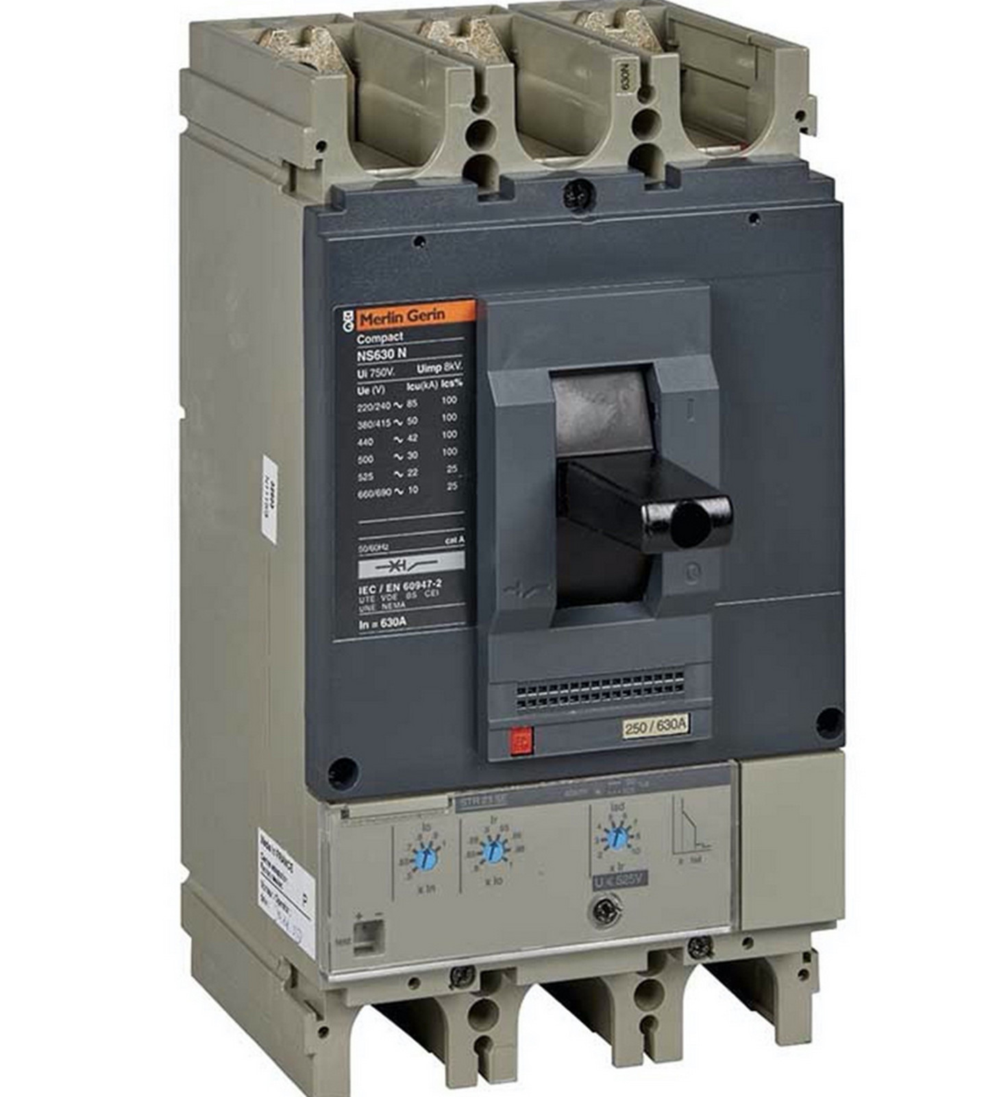 1PC Schneider NS630N Circuit Breaker 3P 630A STR23SE NS630N New Expedited Ship