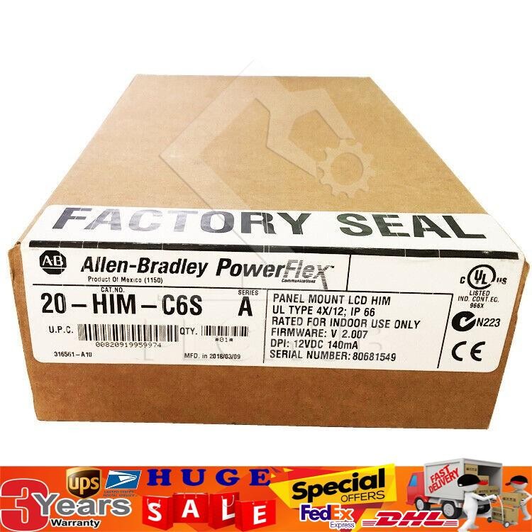 New Sealed AB 20-HIM-C6S PFlex 20 IP66-UL NemaType 4X-12 20HIMC6S US Free Tax