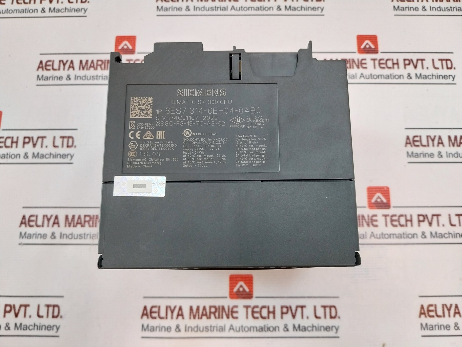 SIEMENS SIMATIC S7-300 CPU Unit DI8XDC24V 24VDC 1P 6ES7 314-6EH04-0AB0