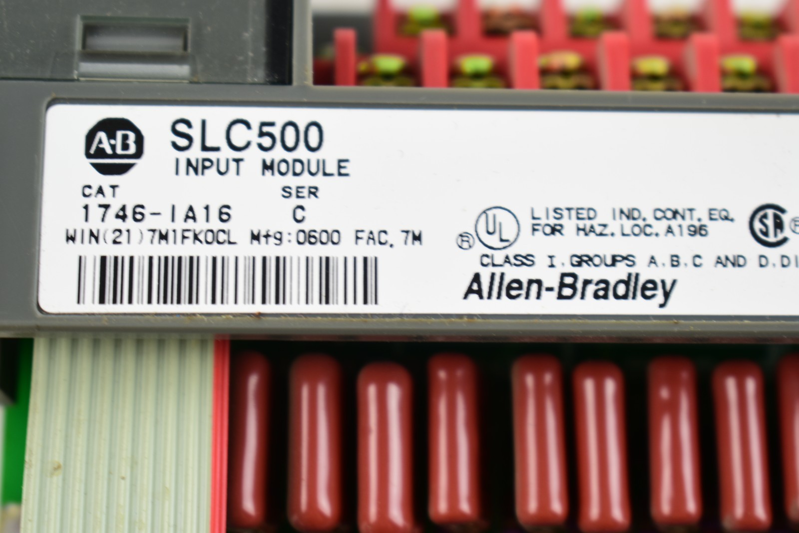 Allen Bradley 1746-IA16 Module (AB4-6)