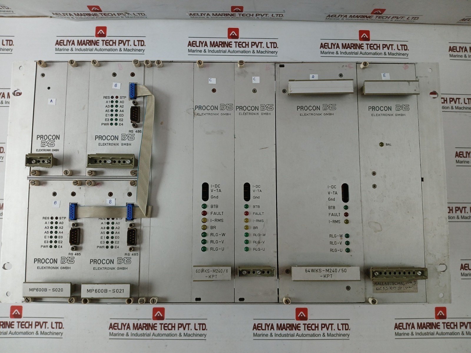 PROCON PAS 60WKS-M240/6-KPT Rack Module PRO-60WKS-M240/8-PB 240VDC 50A