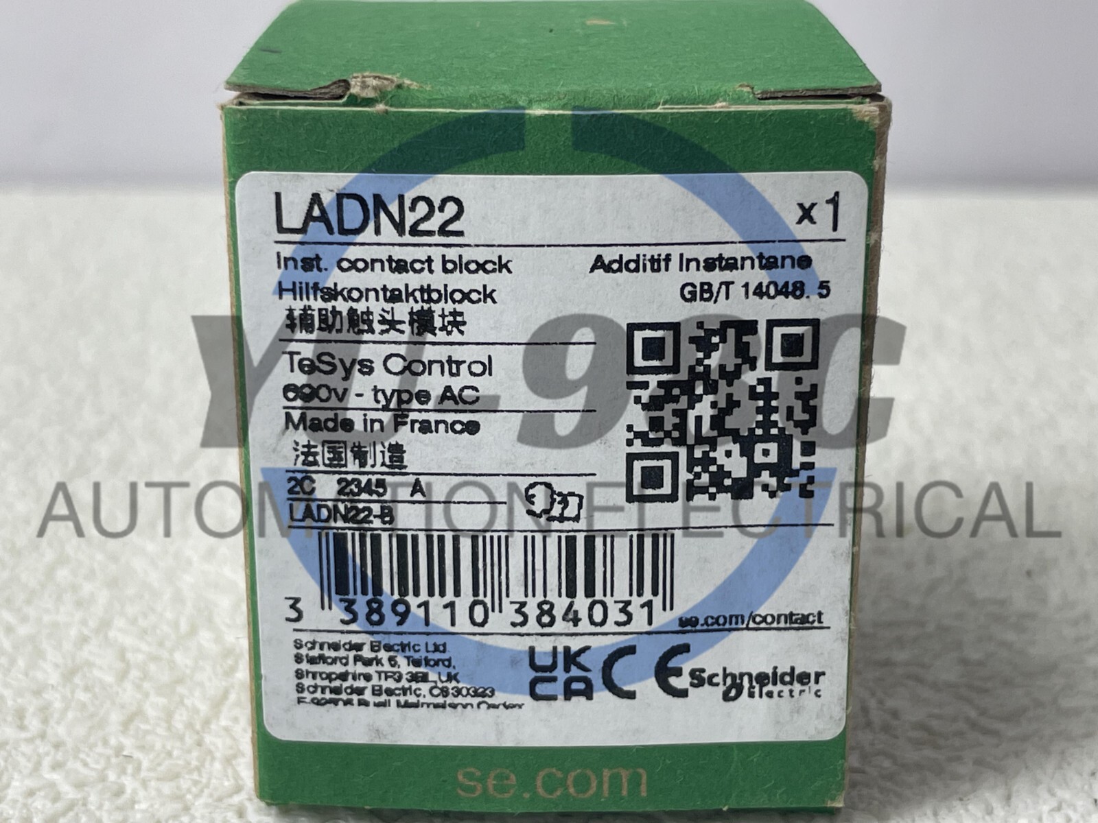 LADN22 1PC NEW Schneider Auxiliary Contact Block #LRR