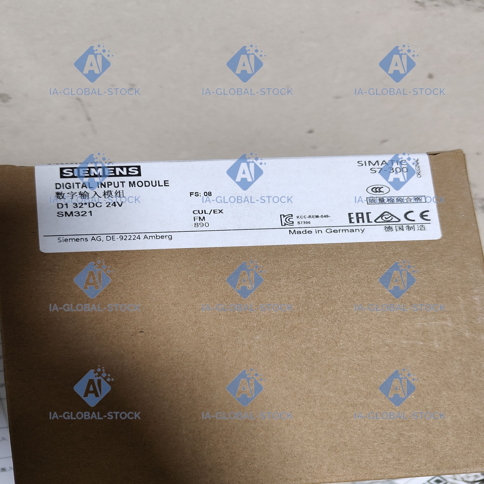 One Unit Brand New 6ES7321-1BL00-0AA0 Siemens US Fee Shipping + 1 Year Warranty