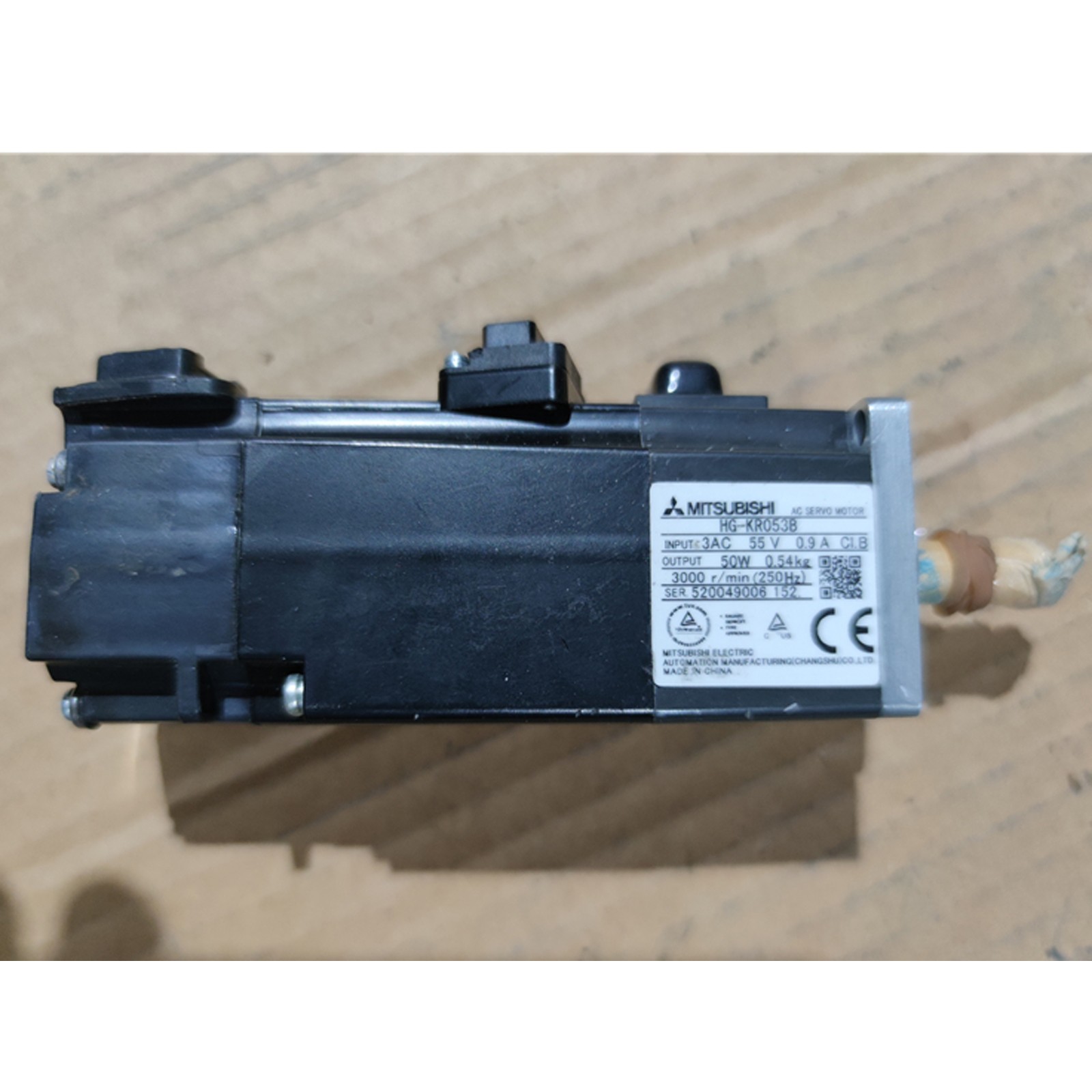 1PCS USED MITSUBISHI AC Servo Motor HG-KR053B HG-KR053B Tested IN OK