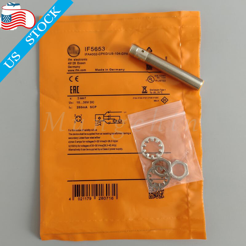 New For IFM IF5653 Proximity Sensor Switch 10-30VDC 250mA 2mm