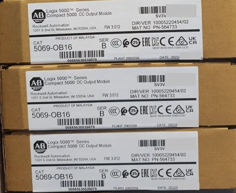 New Factory Sealed AB 5069-OW16 Compact 5000 Relay Output Module 5069OW16
