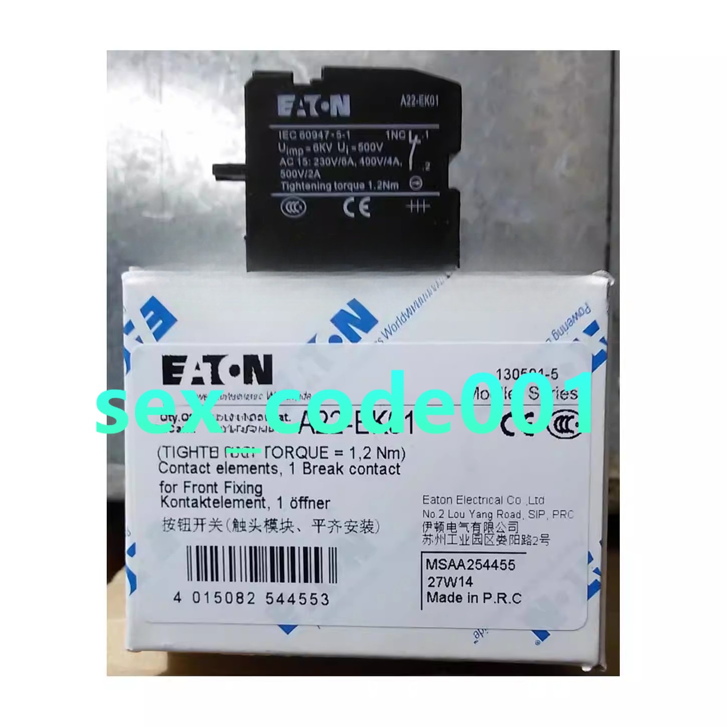 1PC NEW Button contact A22-EK01 #YY