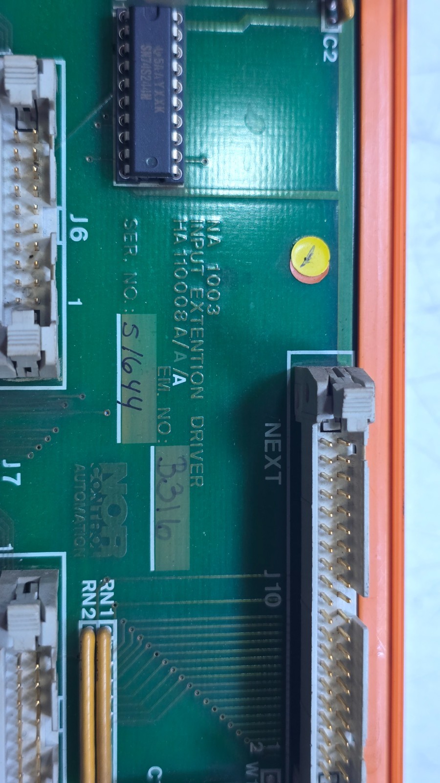 NORCONTROL NA 1003 INPUT EXTENSION DRIVER PCB MODULE HA 110008 A/A/A