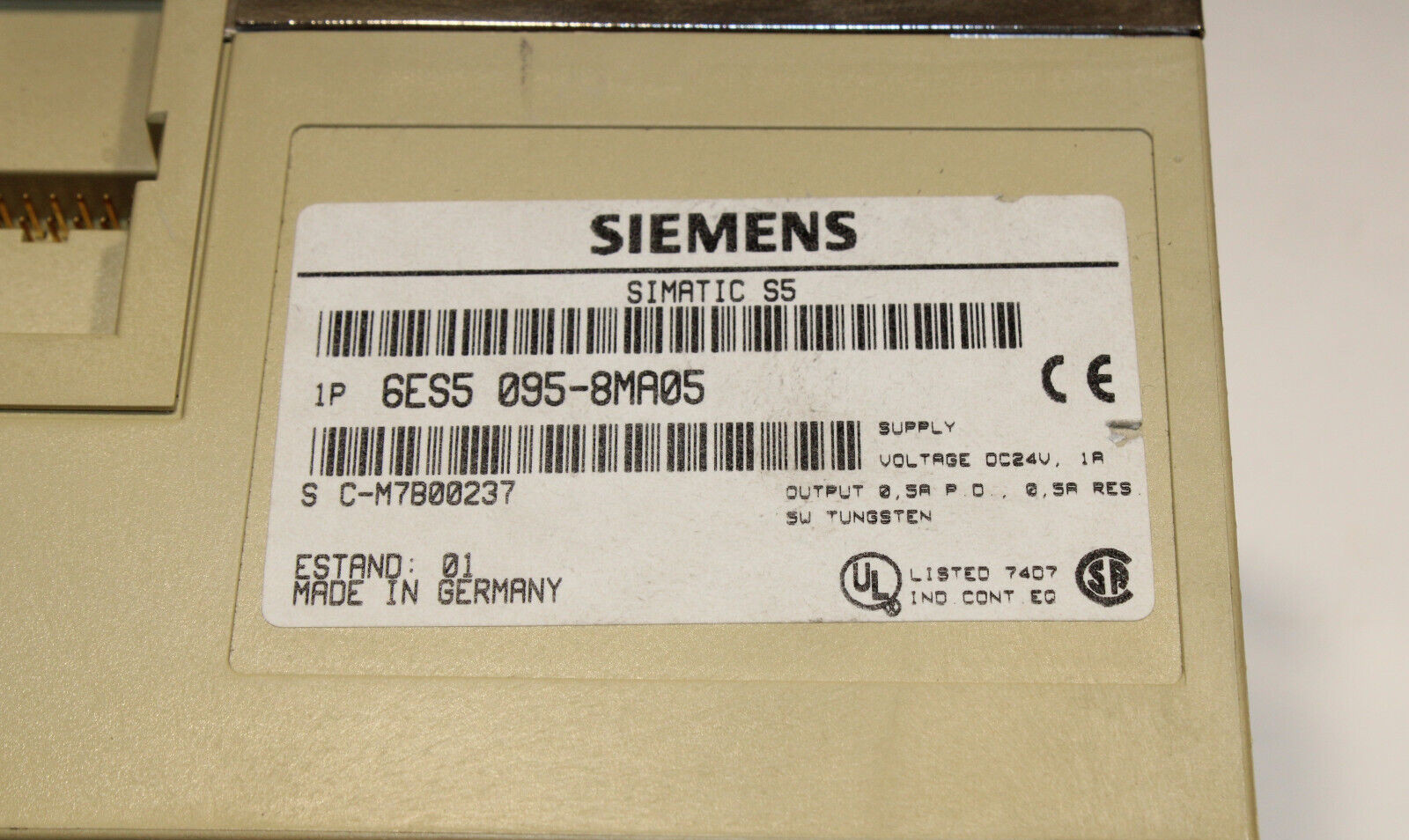 Siemens 6ES5095-8MA05 CPU