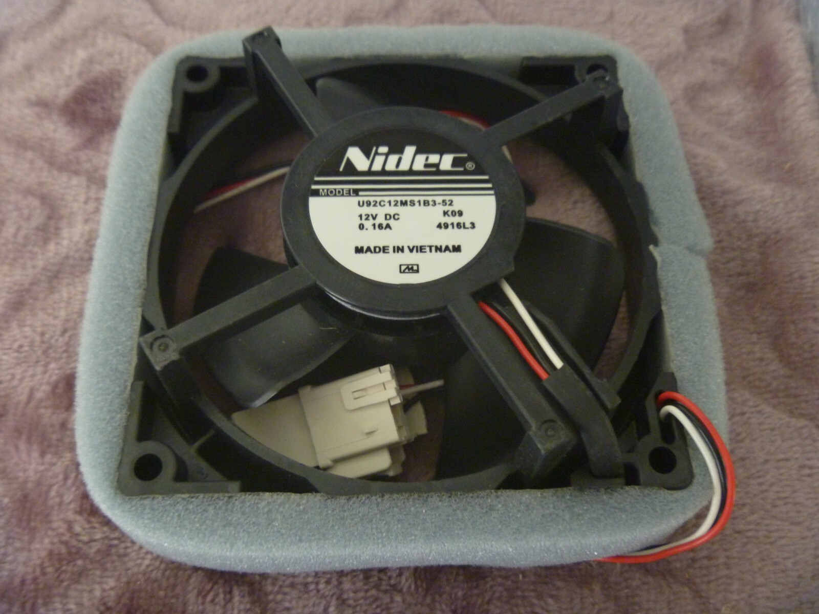 NEW ORIGINAL FAN DA81-06013 U92C12MS1B3-52 NIDEC SAMSUNG SAME DAY SHIPPING B#58