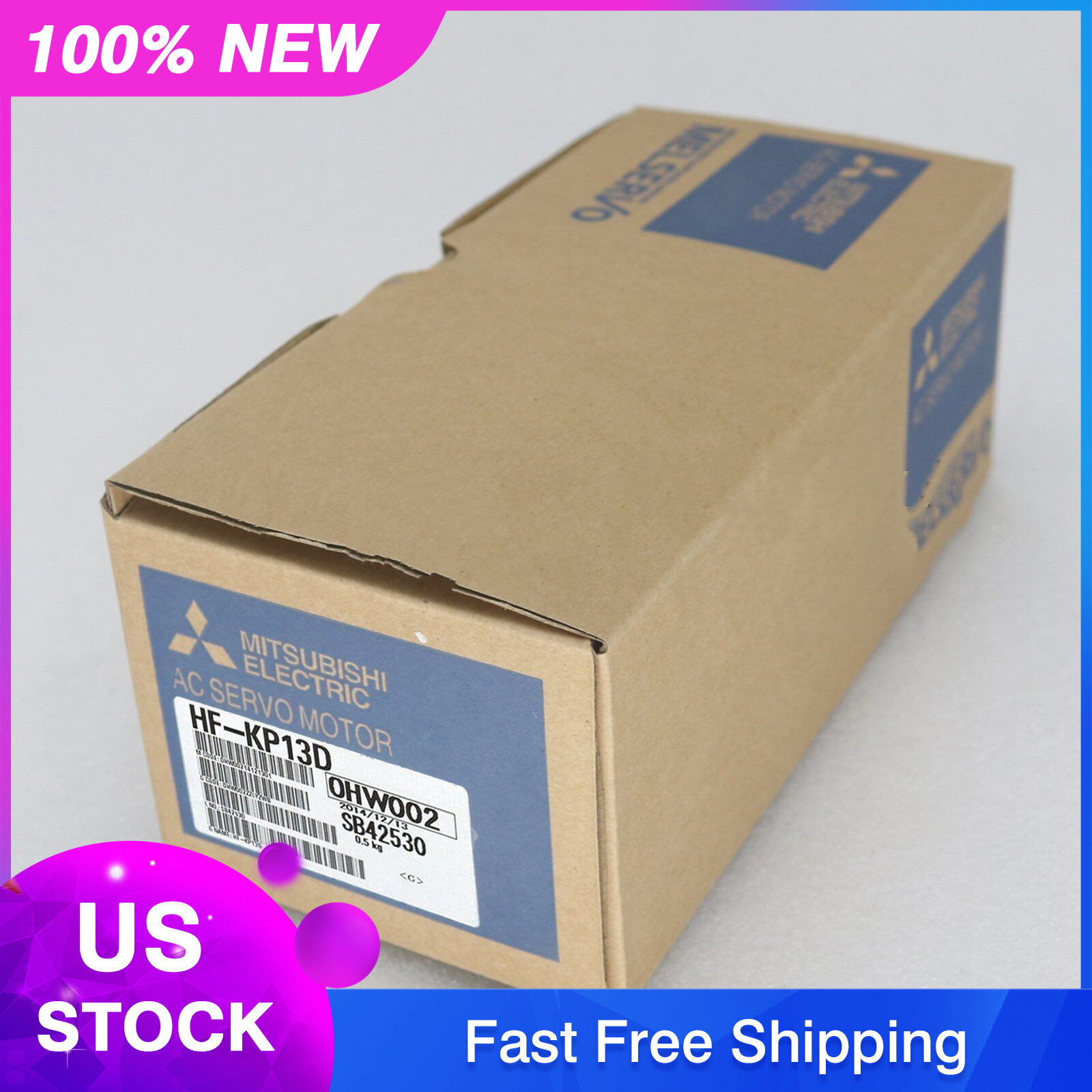 Mitsubishi HF-KP13D 1PC New AC Servo Motor HFKP13D In Box