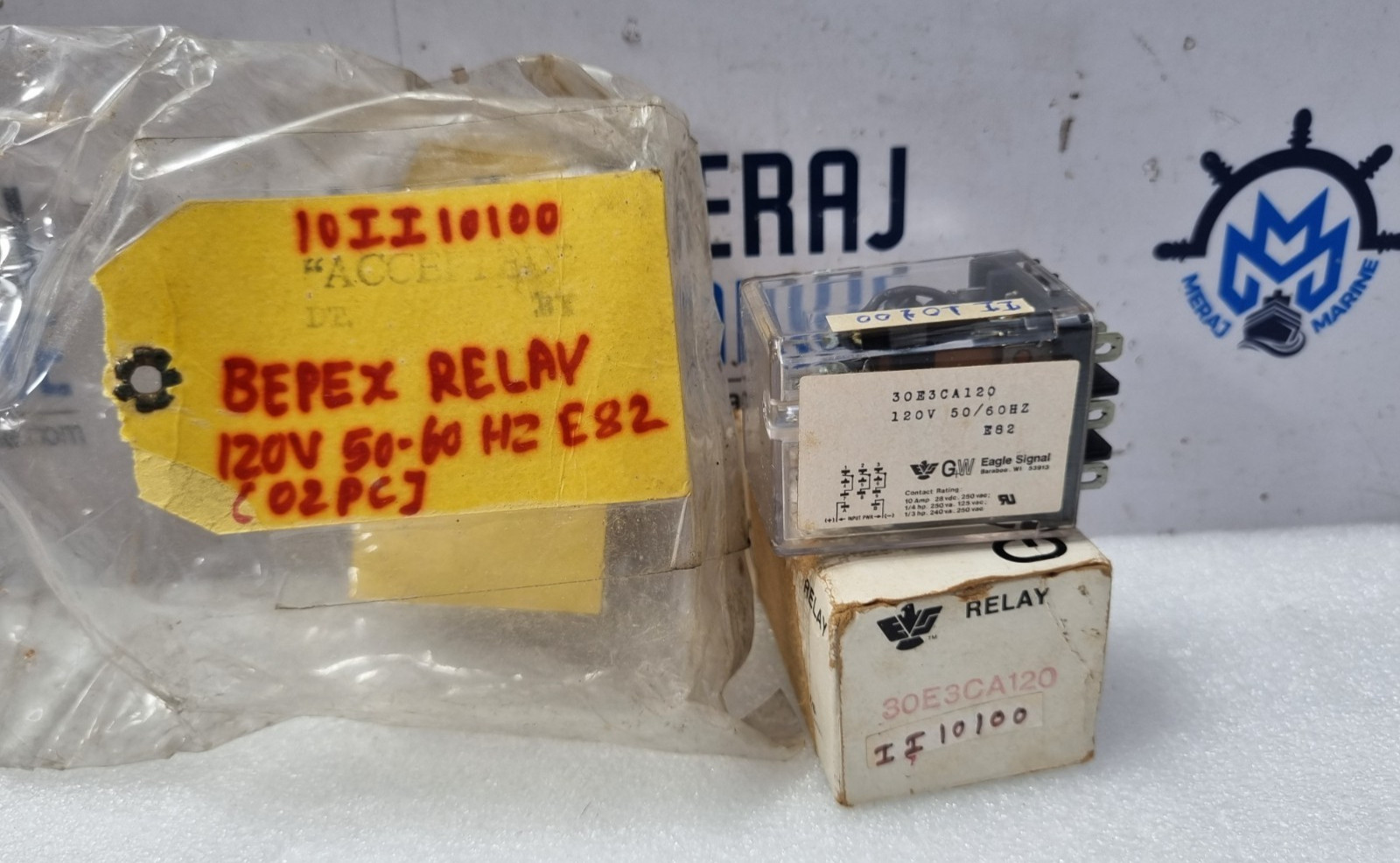 Eagle Signal Industrial Control 30E3CA120 Relay 120V 50/60Hz