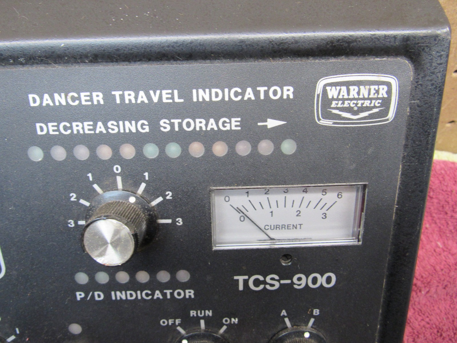 WARNER ELECTRIC TCS-900 DANCER TRAVEL INDICATOR W/RIBBONS