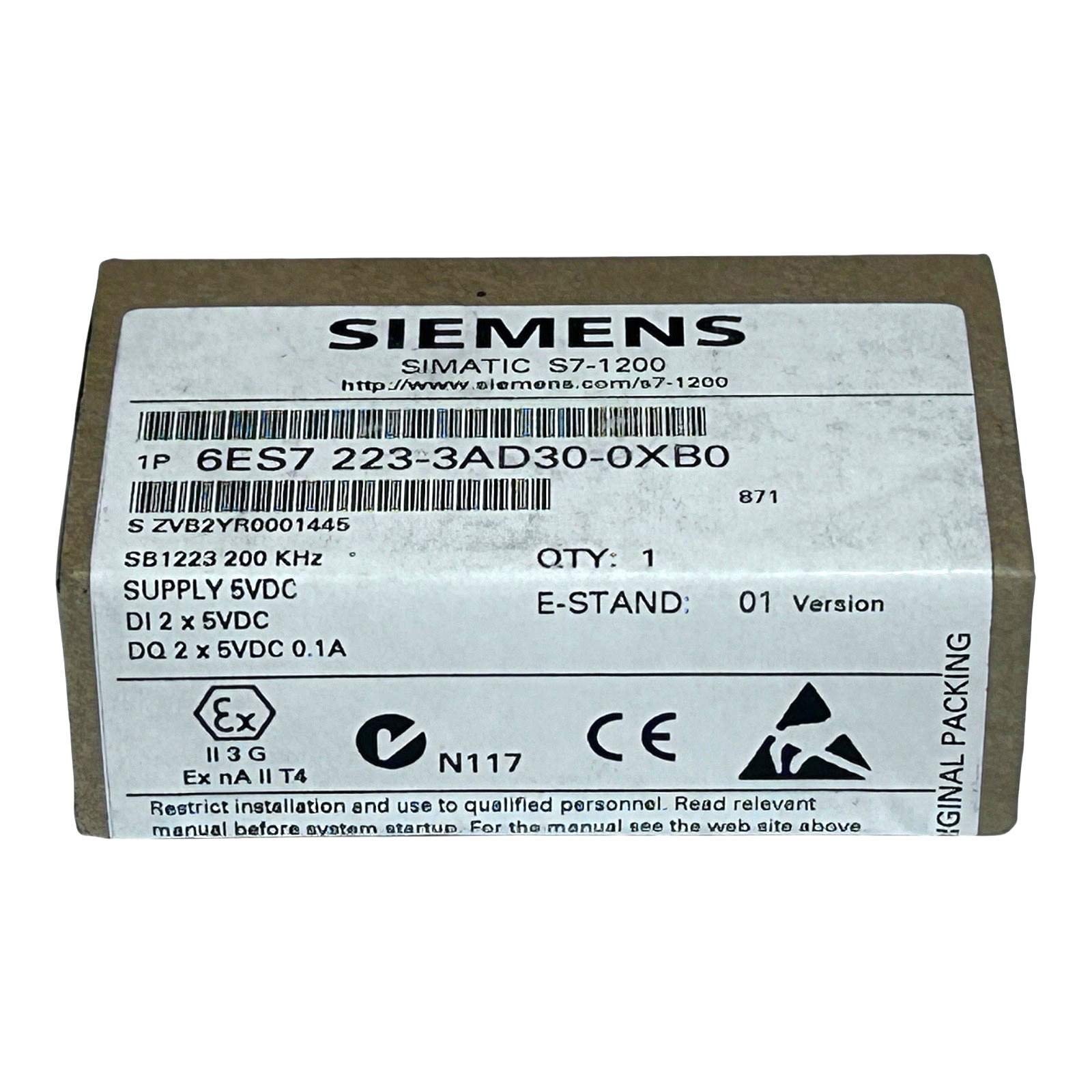 SIEMENS SIMATIC S7-1200 Digital Input/Output Module 6ES7223-3AD30-0XB0