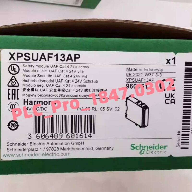 XPSUAF13AP 1PCS New Original Schneider XPSUAF13AP Safety Relay Fast delivery