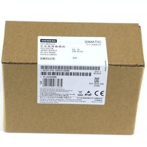 SIEMENS 6ES7 214-1AD23-0XB8 Module New One 6ES7214-1AD23-0XB8