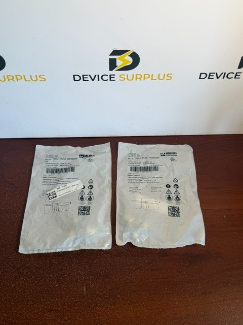 (2) Murr 7000-41201-0000000 M12 to M8 T-Coupler Splitter Lot of 2 New