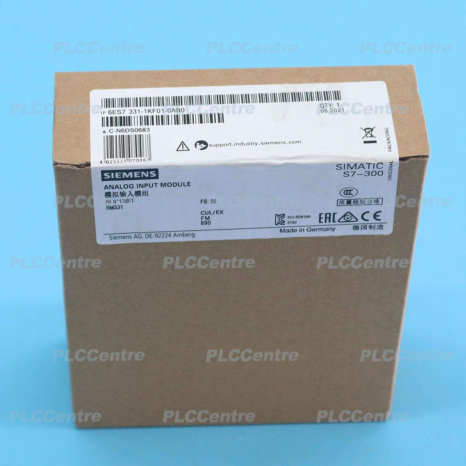 New 6ES7331-1KF01-0AB0 6ES7 331-1KF01-0AB0 Siemens PLC Module Fast Delivery
