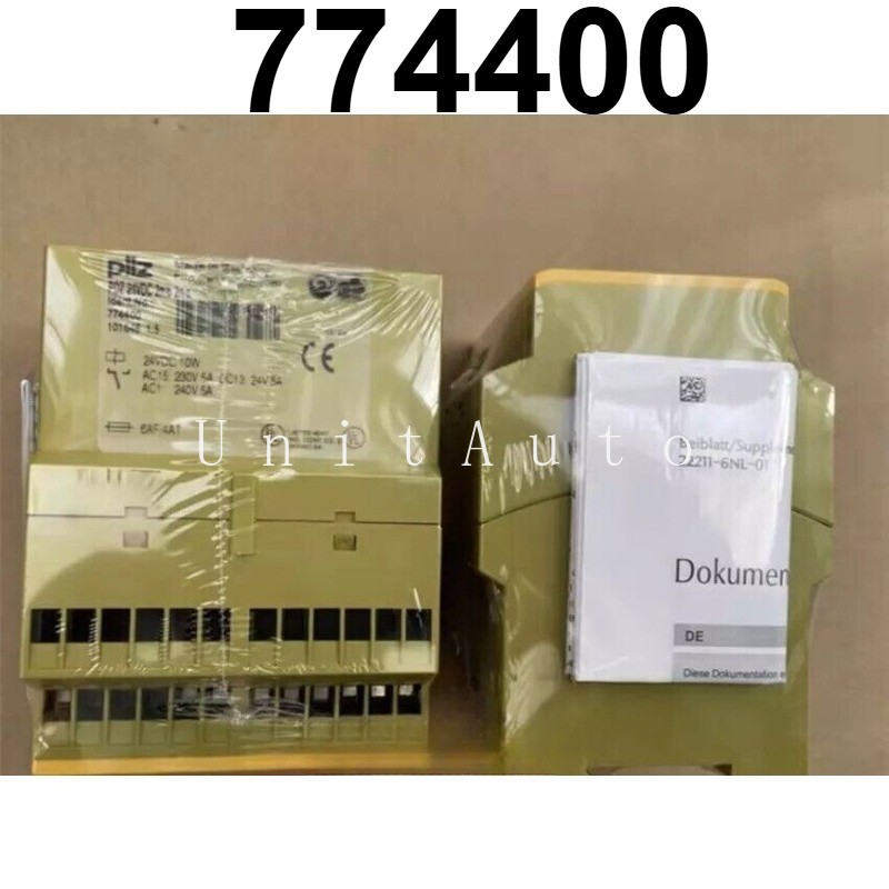 NEW Pilz PDZ Safety Relay 774400 24VDC 2NO 2NC Industrial Automation Spare Parts