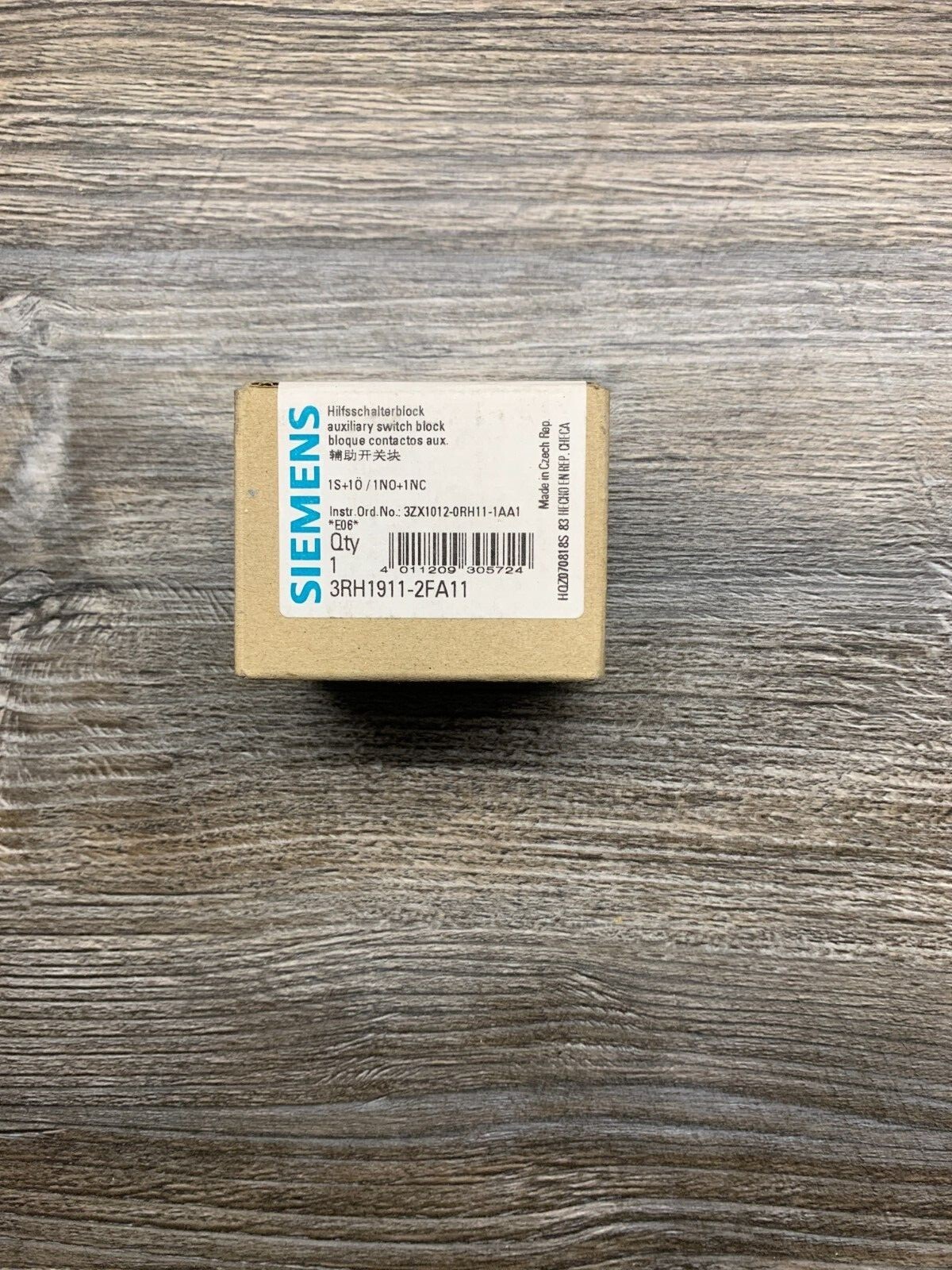 1PC New in Box Siemens auxiliary contact 3RH1911-2FA11 Free Shipping