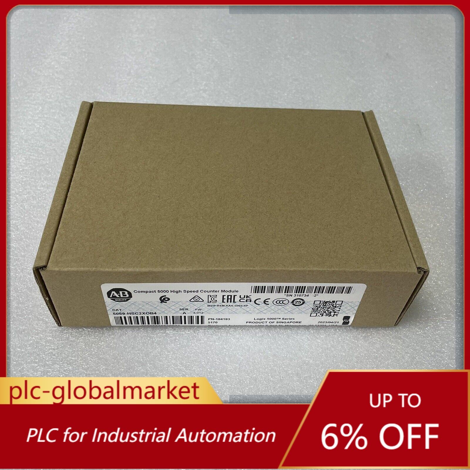 5069-HSC2XOB4 AB 5000 Series Compact DC I nput Module NEW Sealed Box
