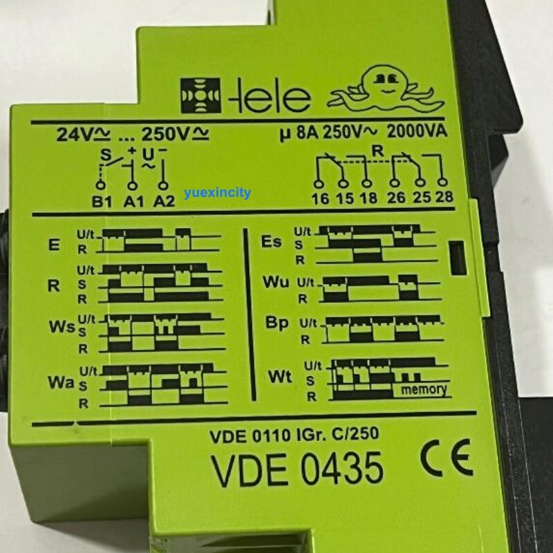 new TELE OM3-IE VDE0435 Time Relay 1pc FedEx shipping/da