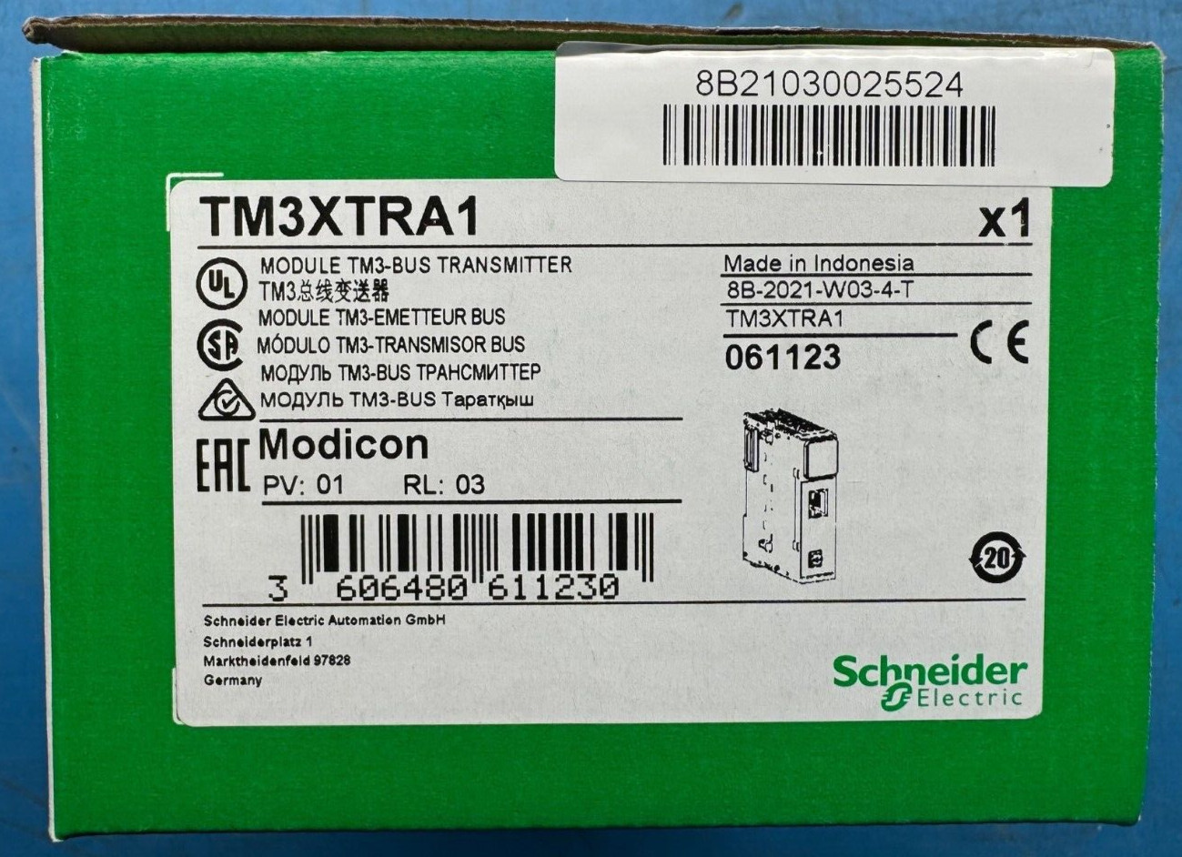 Schneider TM3XTRA1 TM3-Bus Transmitter Modicon