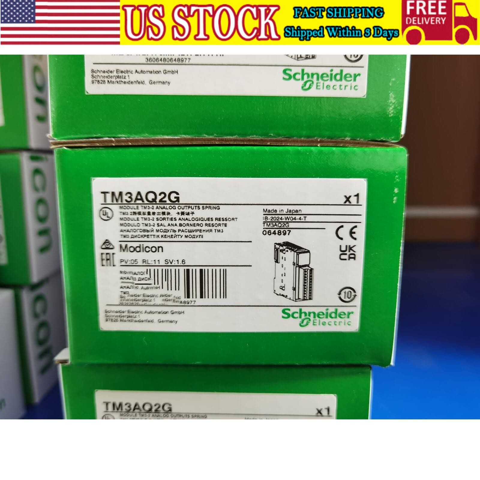 New Schneider TM3AQ2G PLC Module US Free TAX