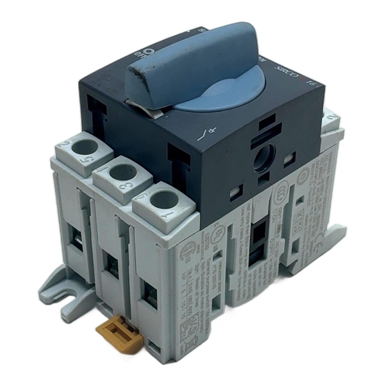 SIRCO M 22003000 SOCOMEC, Socomec Switch Disconnector 16A 3-Pole SIRCO M …….