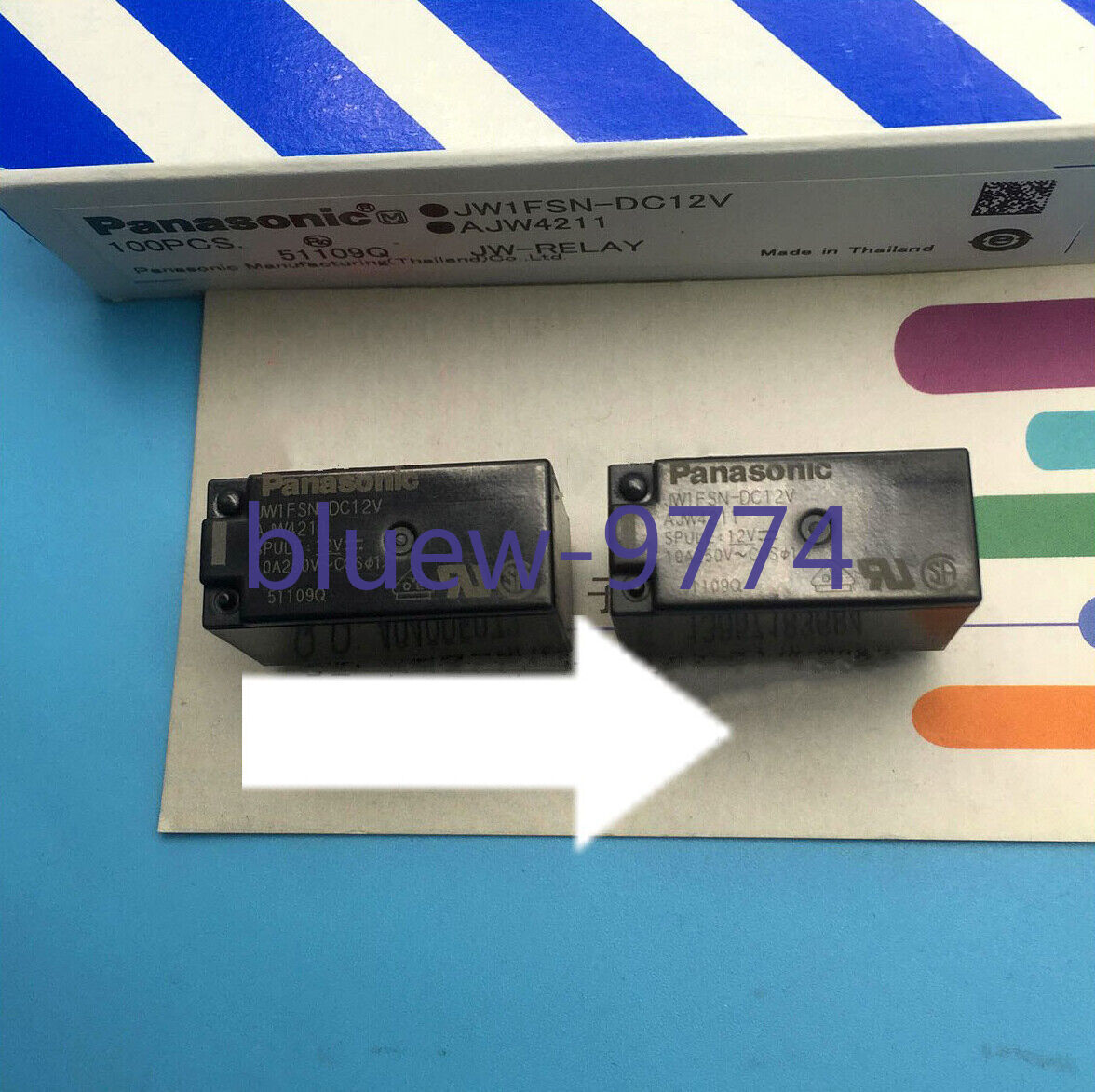 10pcs JW1FSN-DC12V NEW PANASONIC Relay JW1FSN DC12V Factory pack