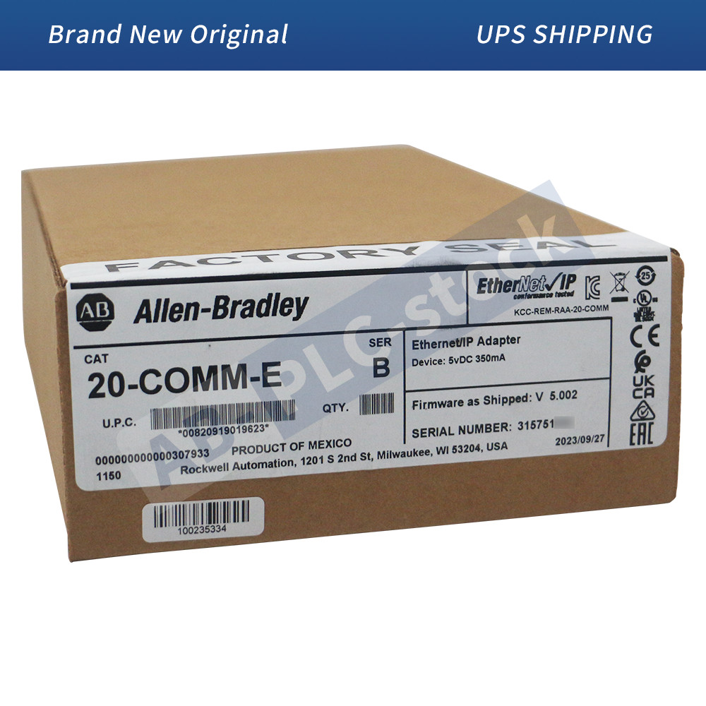 New Allen-Bradley 20-COMM-E PowerFlex Architecture Class EtherNet/IP