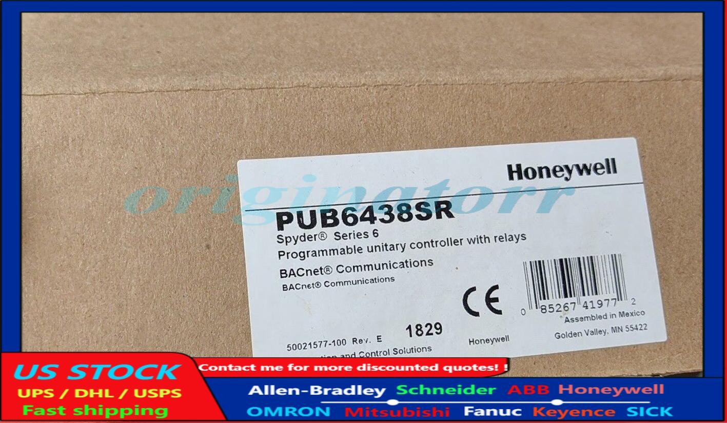 HONEYWELL PUB6438SR PROGRAMMABLE UNITARY CONTROLLER WITH RELAYS NEW DHL