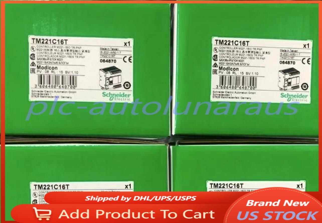 New Schneider TM221C16T PLC Module In Box Fast Ship 1PCS