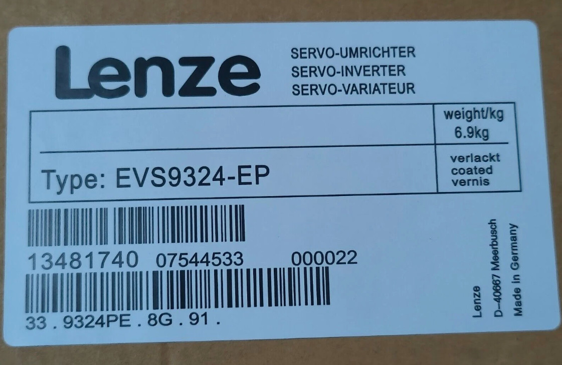 New In Box LENZE EVS9324-EP Inverter EVS9324-EP Lenze Inverter