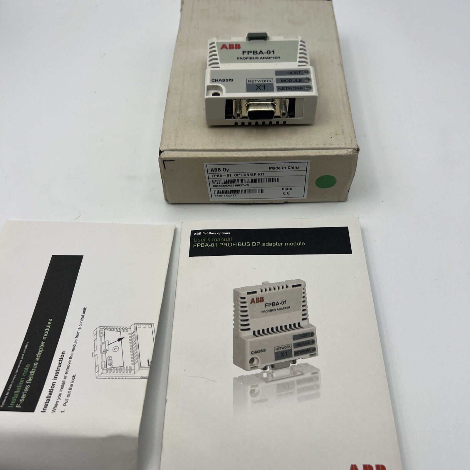 ABB FPBA-01 PROFIBUS ADAPTER FAST Free SHIPPING M4052