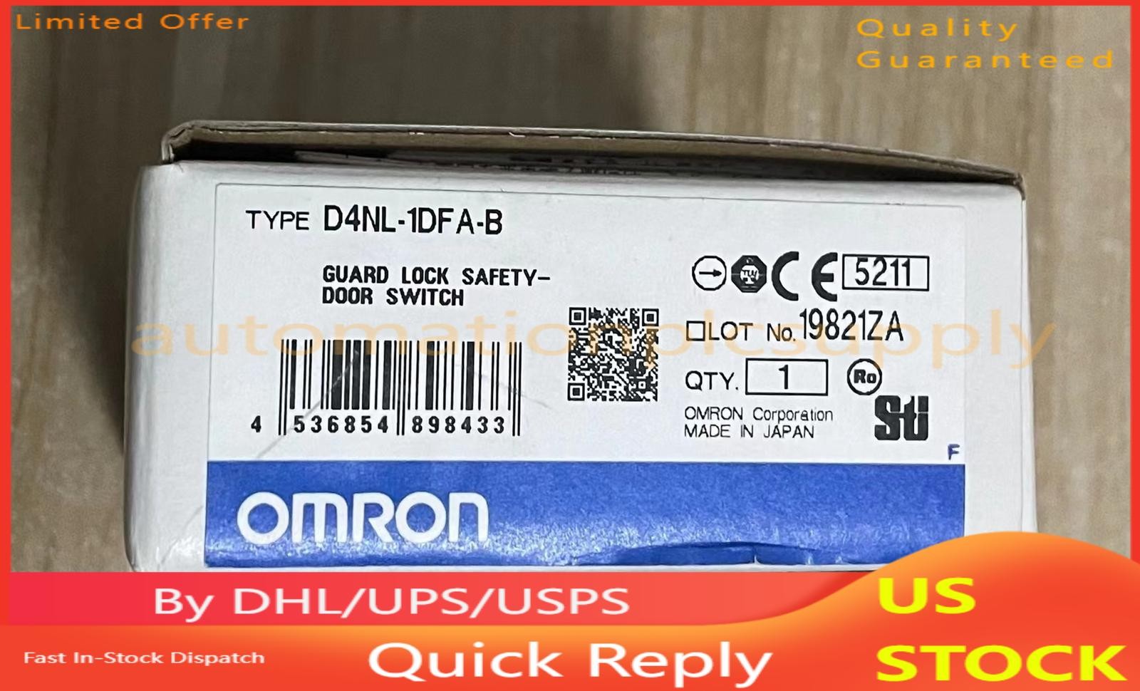 D4NL-1DFA-B 1PCS Brand New OMRON D4NL-1DFA-B Fast delivery