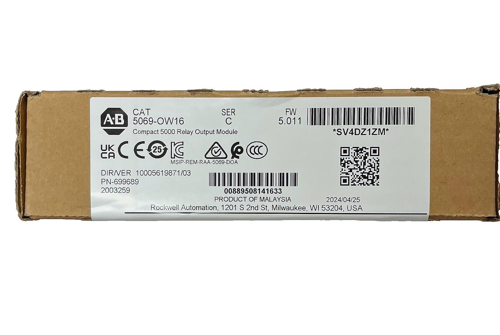 New Allen-Bradley 5069-OW16 Compact 5000 Relay Output Module