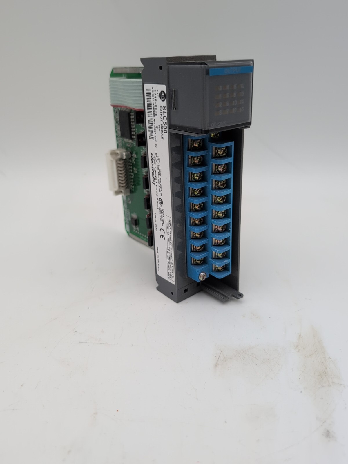 Allen-Bradley 1746-OV16 6 Ser. C Output Module SLC 500 Digital 16 Channel Output