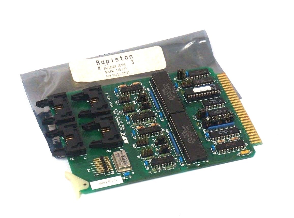 NEW XYZ ELECTRONICS / RAPISTAN F0025-00121A SERIAL I/O BOARD F002500121A