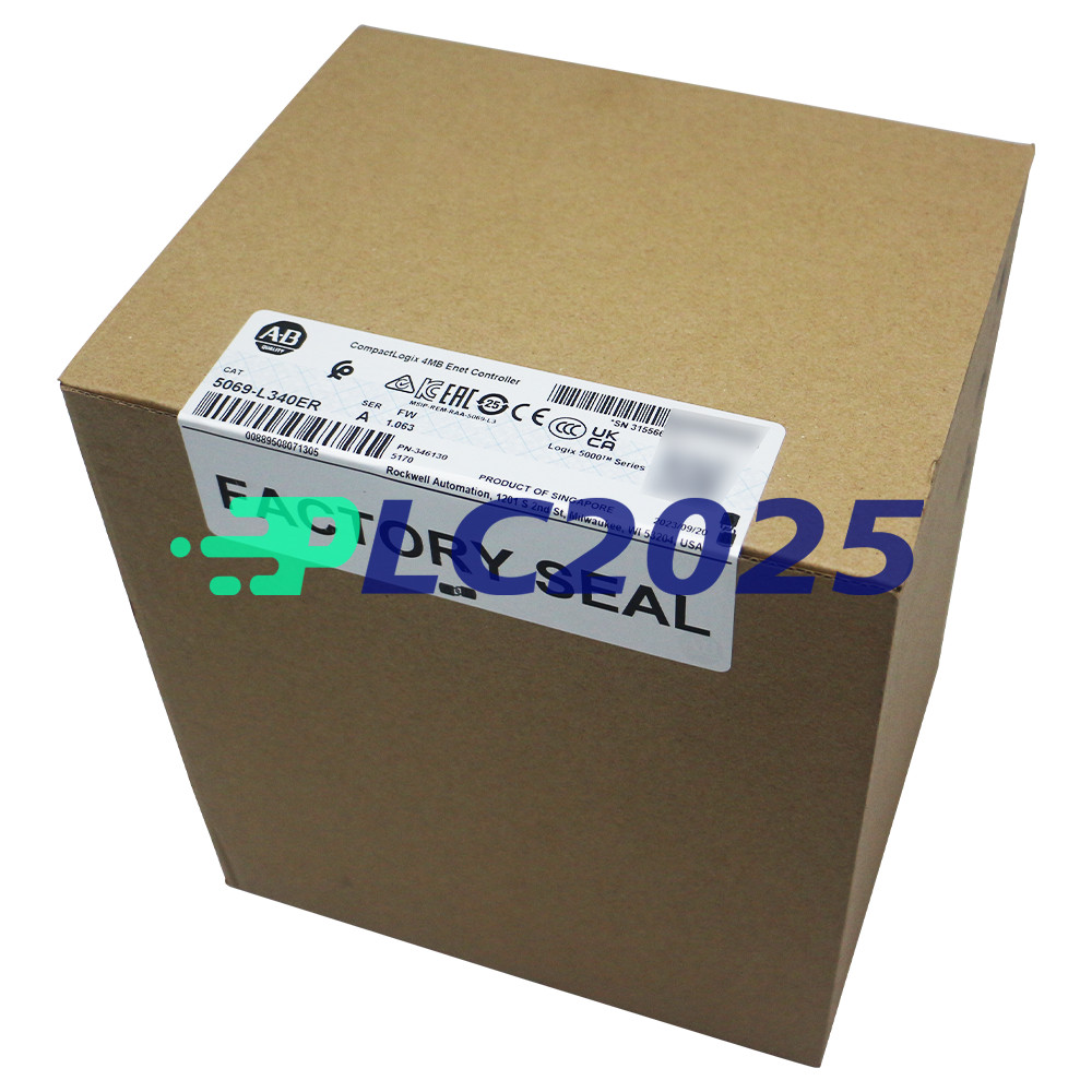 Allen Bradley Sealed New 5069-L340ER CompactLogix 4MB Enet Controller