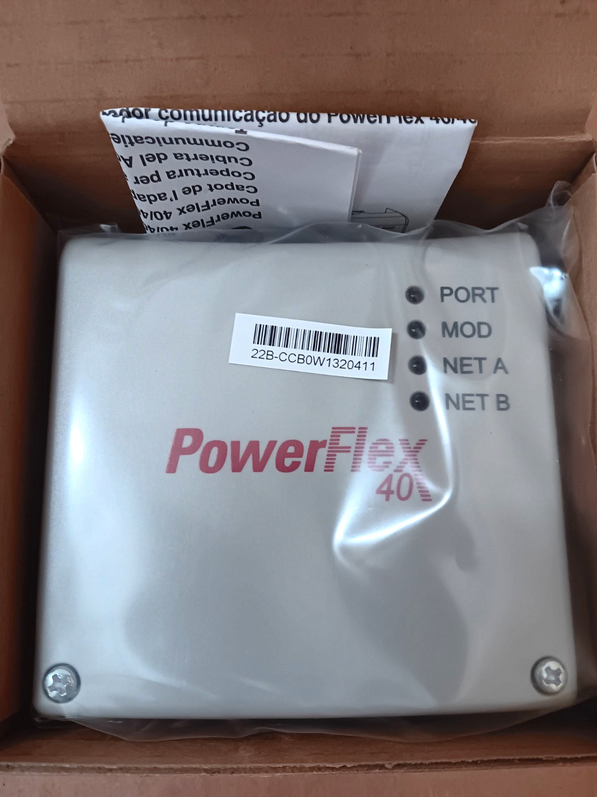 Allen Bradley Communication Adapter Cover 22B-CCB Frame B Ser B Lot Of 10