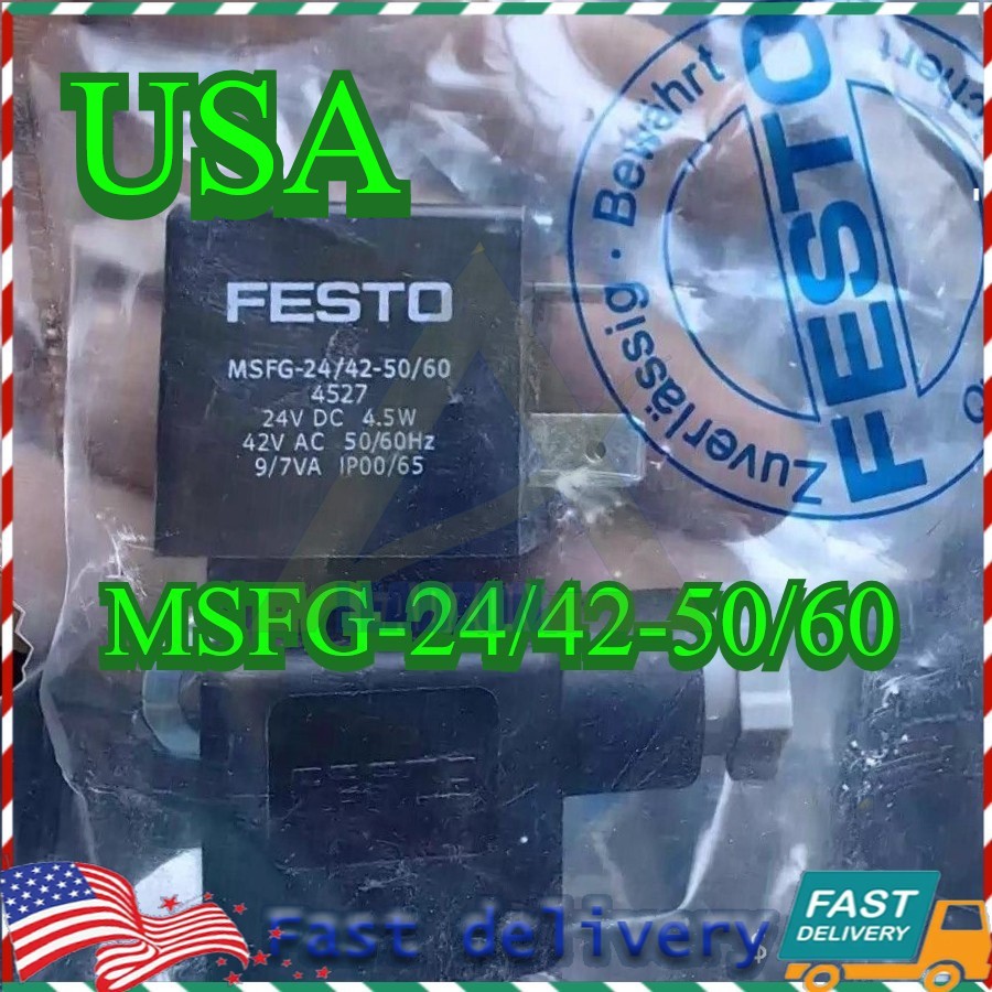 Festo MSFG-24/42-50/60 4527 Solenoid Valve Coil New US Stock Fast Shipping