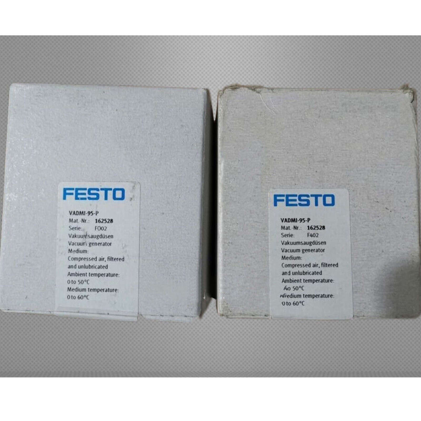 New VADMI-95-P FESTO 162528 Vacuum Generator Fast Shipping