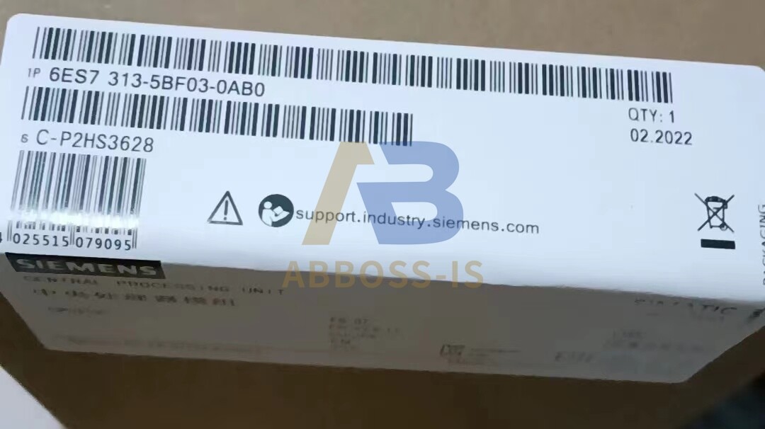 1PCS Siemens 6ES7313-5BF03-0AB0 CPU MODULE 6ES7 313-5BF03-0AB0 NEW IN BOX
