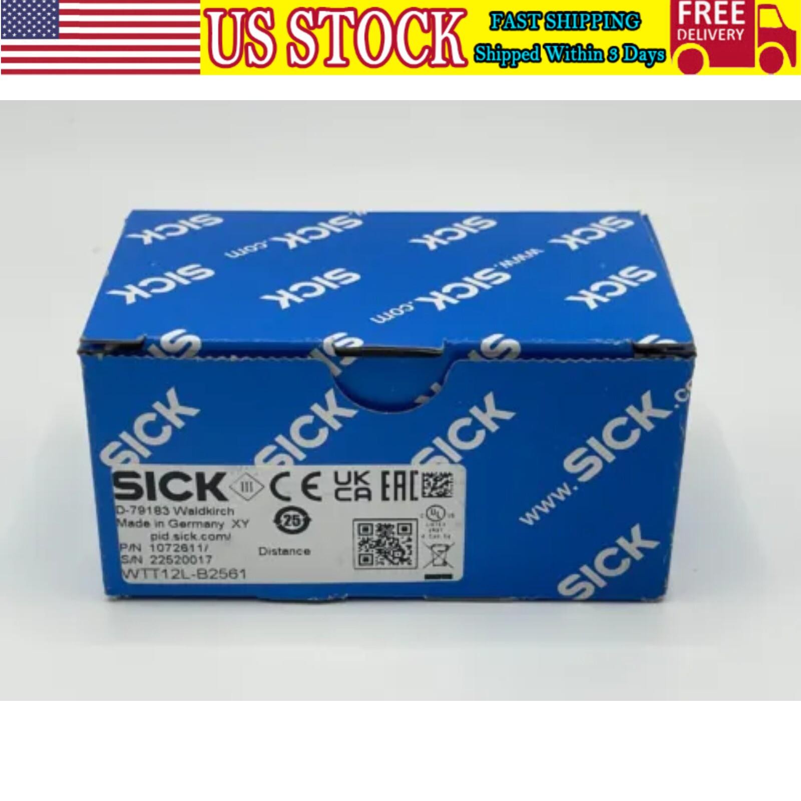 NEW SICK WTT12LB2561 1072611 WTT12L-B2561 Laser Photoelectric Sensor