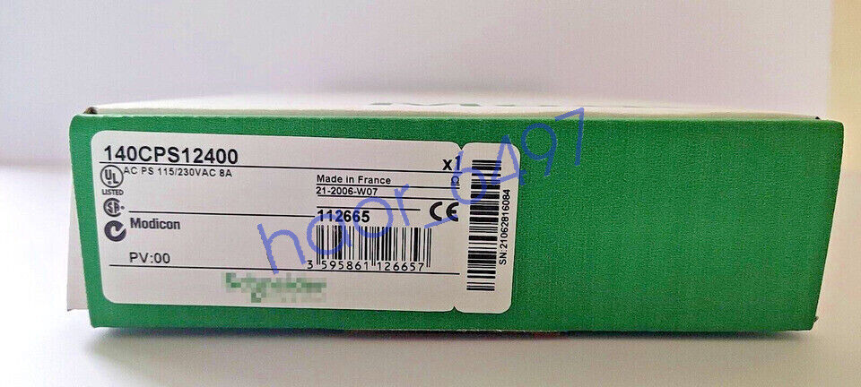 New In Box Schneider 140CPS12400 Power Supply Module Free Shipping