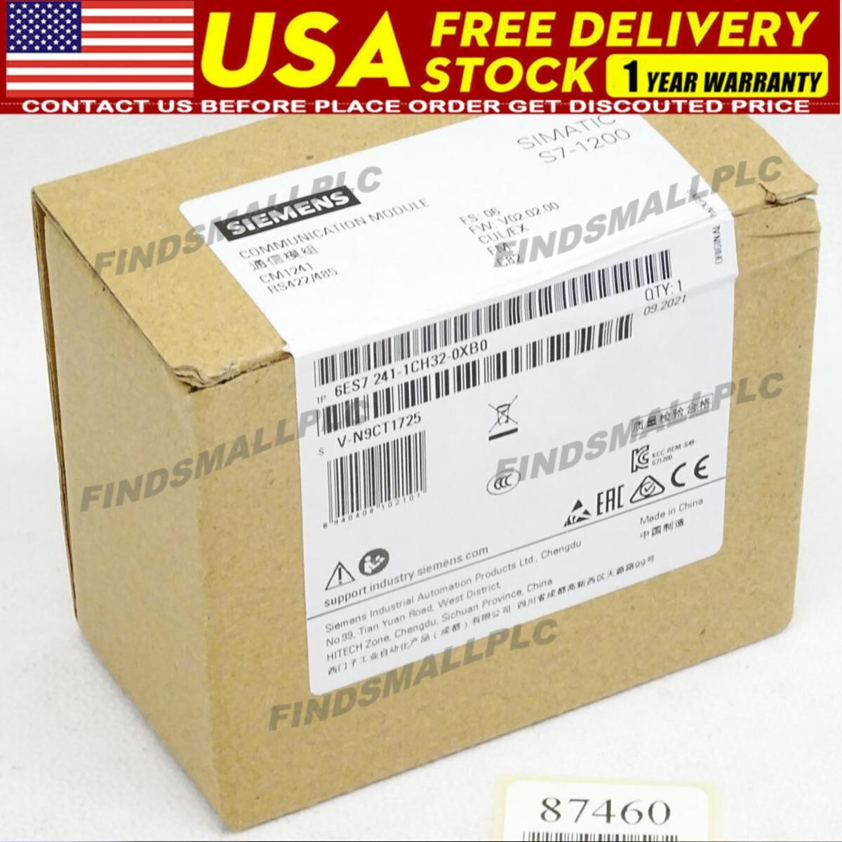 New Siemens SIMATIC S7-1200 CM 1241 6ES7241-1CH32-0XB0 6ES7 241-1CH32-0XB0